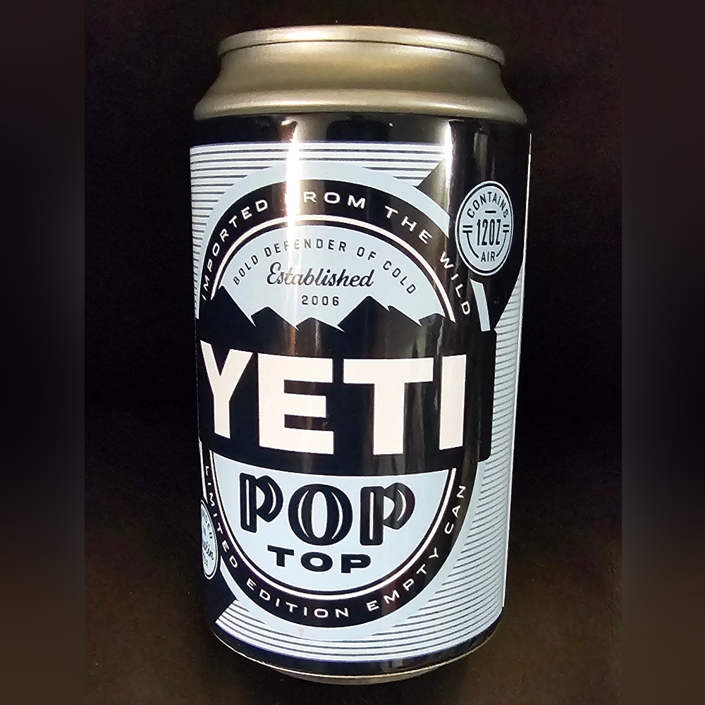 YETI Pop Top Can Limited Edition 12oz Hidden Stash Safe Collectible Storage EUC